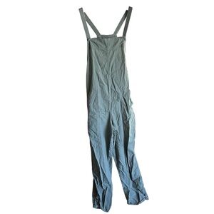 Universal Thread Sage Green Linen Blend Jumpsuit Overalls Small Boho Lagenlook